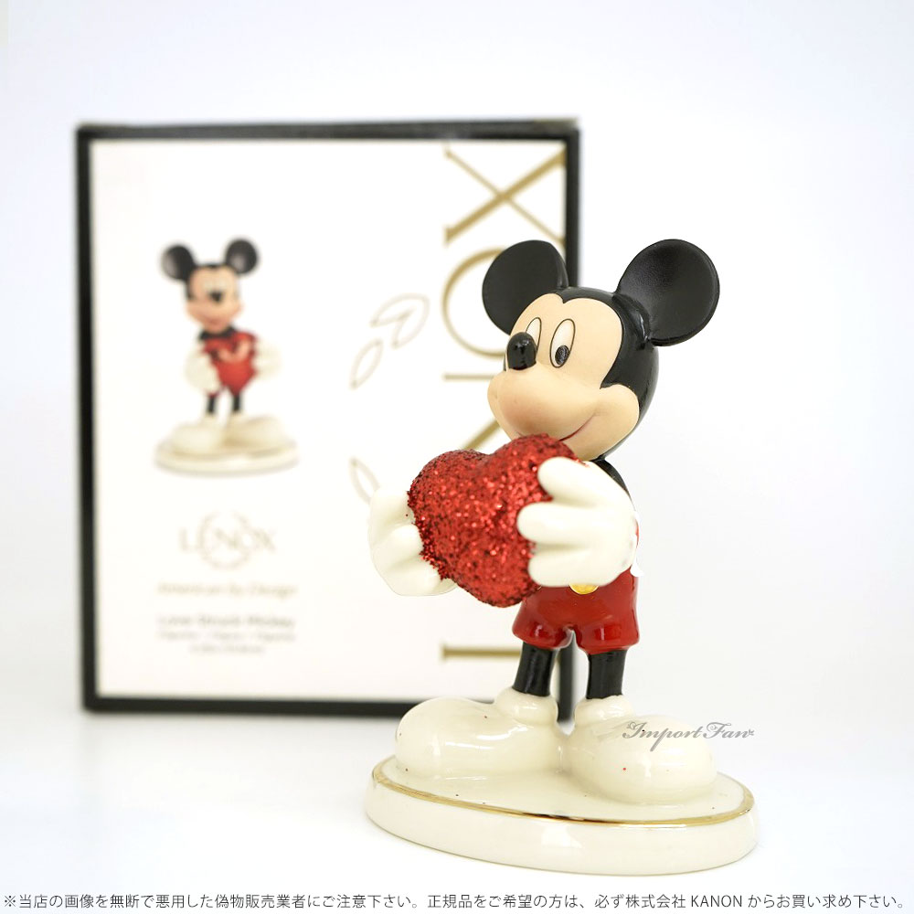 レノックス 恋するミッキー ハート LENOX Love Struck ディズニー ミッキーマウス ギフト プレゼント □
