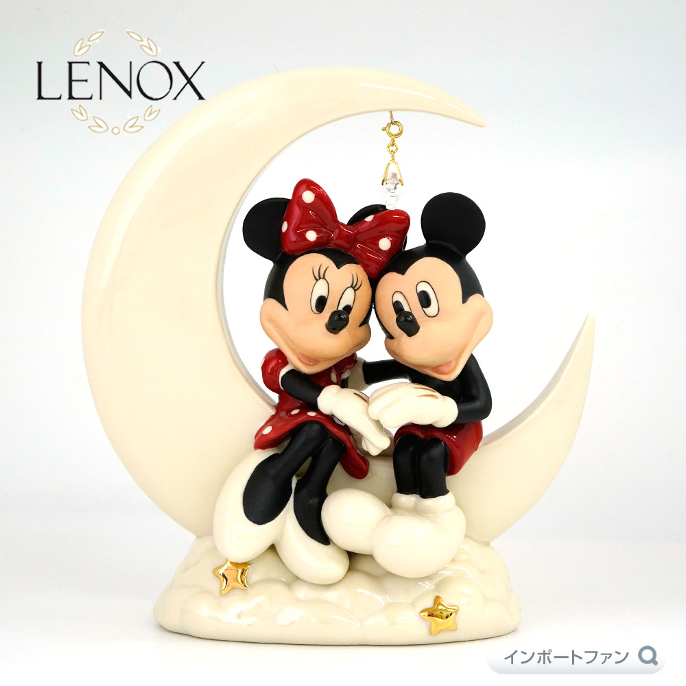 レノックス 月の上で幸せな ミニー&ミッキー ミニー LENOX Disney Mickey Over the Moon for Minnie ディズニー ミッキーマウス ミニーマウス 置物 ギフト プレゼント 【ポイント最大49.5倍!お買い物マラソン セール】 [2]