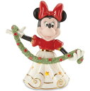 レノックス ミニーマウス メリーミニ- 飾り クリスマス ディズニー 853572 Disney s Merry Minnie Lighted Figurine LENOX ギフト プレゼント□