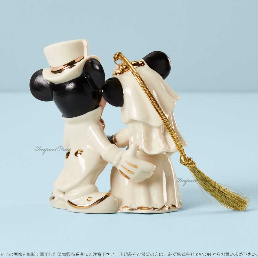��Υå��� �ǥ����ˡ� �ߥå��� �ߥˡ���̴�Υ����ǥ��� �����ǥ��� �����ʥ��� LENOX Disney Minnie's Dream Wedding Ornament 877766 ��