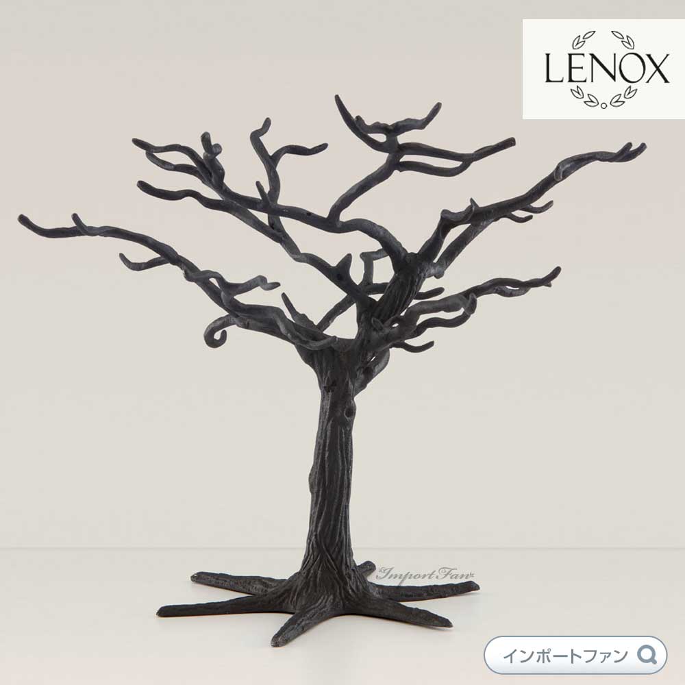 レノックス オーナメントツリ ツリー単体 メタルブラック Lenox Ornament Trees Matte Black Metal Tree 889141 □