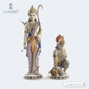 リヤドロ 限定版 ラクシュマナとハヌマーン ヒンズー教 01001972 LLADRO Ram Darbar Set 【ポイント最大47倍!ブラックフライデー ...