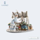 リヤドロ フラワーマーケット 限定品 花 女性 01002023 LLADRO Flowers market Sculpture. Limited editio...