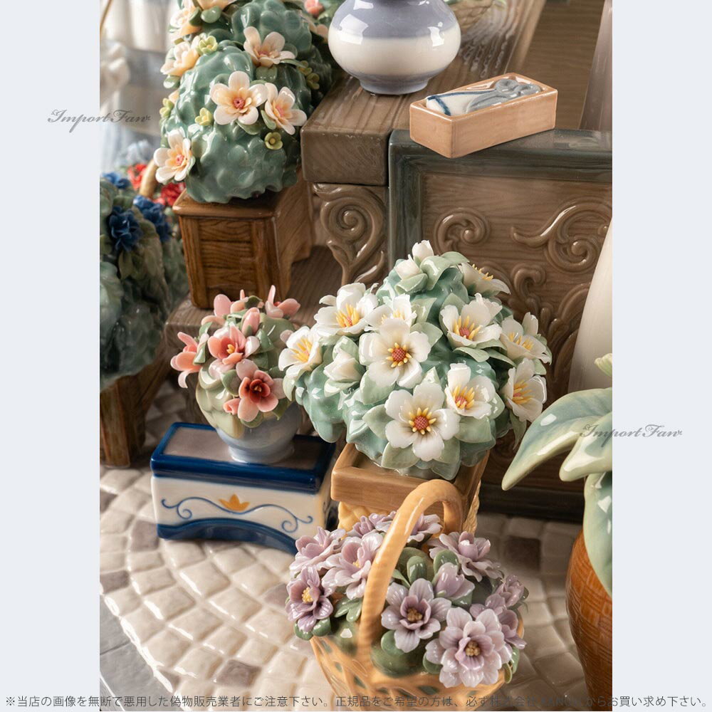 ���ɥ� �ե��ޡ����å� ������ �� ���� 01002023 LLADRO Flowers market Sculpture. Limited edition ��