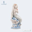 リヤドロ 可憐なマーメイド 乙女 女性ファンタジー 01008998 LLADRO Ocean’s Little Mermaid Figurine 【ポイント最...