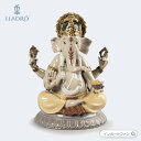 リヤドロ 神 ガネーシャ ヒンズー教 象 01009399 LLADRO Lord Ganesha Figurine □