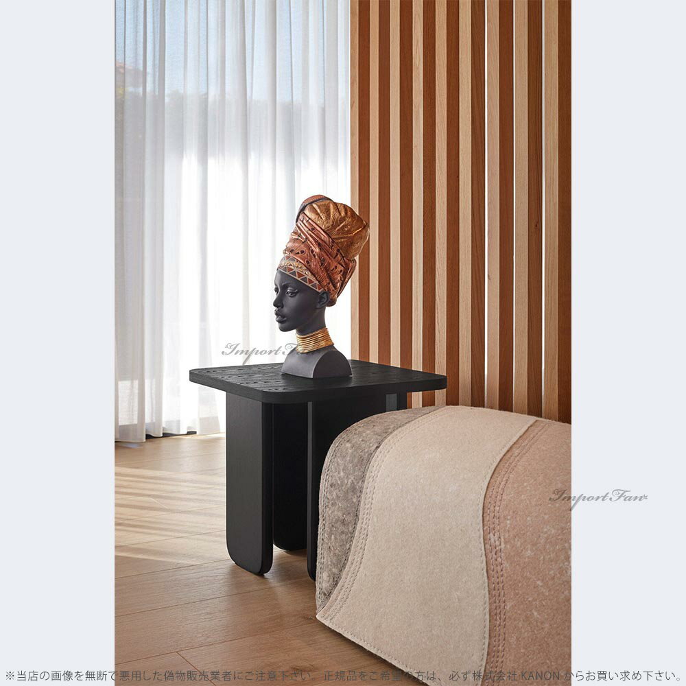 リヤドロ アフリカン・ソウル 胸像 女性 01...の紹介画像2