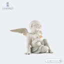 リヤドロ 蝶と遊ぶ天使 少年 ファンタジー 01009568 LLADRO Angelical moments □