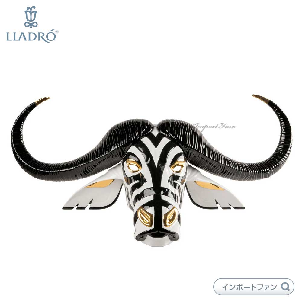 リヤドロ マスク バッファロー フィース・ポートレイト コレクション 置物 仮面 01009594 プレゼント ギフト 【ポイント最大47倍!ブラックフライデー...