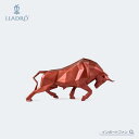 リヤドロ 折り紙 ブル 雄牛 メタリックレッド 動物 01009729 LLADRO Bull Sculpture. Metallic red □