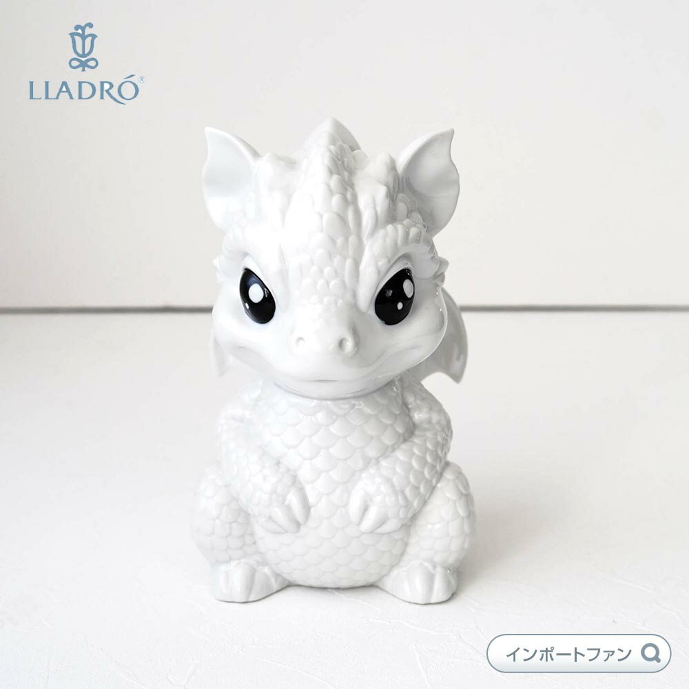 乐天商城 - リヤドロ ベイビードラゴン 干支 龍 辰 01009766 LLADRO Baby Dragon Figurine □