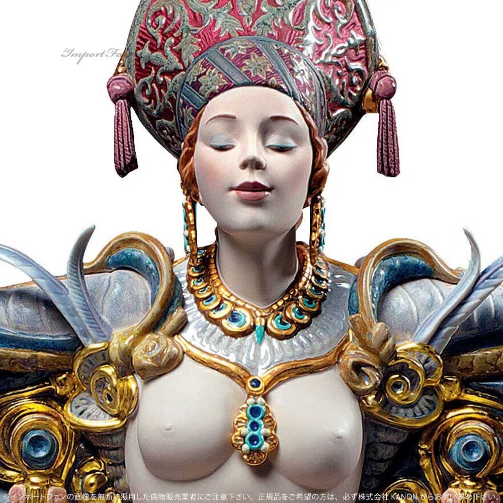 リヤドロ 夢幻の翼 ギリシャ神話 女神 孔雀 ...の紹介画像2