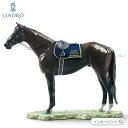 銘馬 ディープインパクト 馬 置物 01009184 LLADRO ギフト プレゼント □