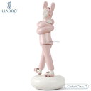 リヤドロ エンブレイス ピンク 抱きしめて 01009654 LLADRO ギフト プレゼント □