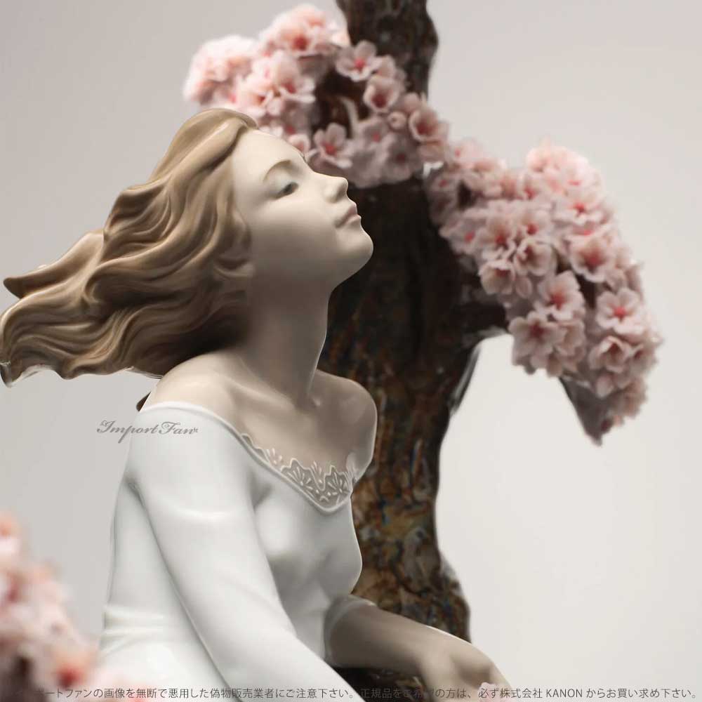 リヤドロ 桜の樹の下で 少女 花見 世界限定制...の紹介画像2