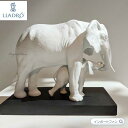 リヤドロ 受け継がれる生命 ホワイト 象 ゾウ 置物 01008695 LLADRO ギフト プレゼント【ポイント最大47倍!お買い物マラソン セール】