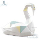 リヤドロ 折り紙 白鳥 Origami ハクチョウ 濃淡カラー ホワイト 鳥 置物 01009263 LLADRO プレゼント ギフト □