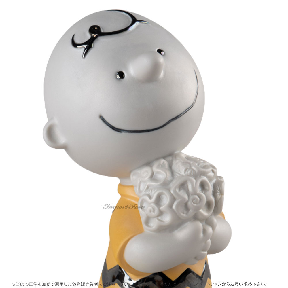 リヤドロ チャーリー ブラウン スヌーピー ピーナッツ 01009491 生誕70周年記念作品 LLADRO Charlie Brown PEANUTS ギフト プレゼント □