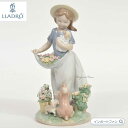 リヤドロ 僕と遊ぼう 犬 イヌ 少女 置物 01006907 LLADRO ギフト プレゼント □