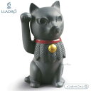 リヤドロ 招き猫 マネキネコ ブラック 01009166 LLADRO MANEKI NEKO BLACK お正月飾りやインテリアに ギフト プレゼント 【ポイント最大47倍！お買い物マラソン セール】