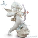 リヤドロ ハートに命中 クピド キューピッド 置物 01009209 LLADRO ギフト プレゼント□