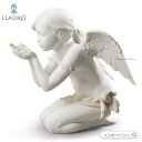 リヤドロ 天使の息 花びら 置物 01009223 LLADRO ギフト プレゼント □