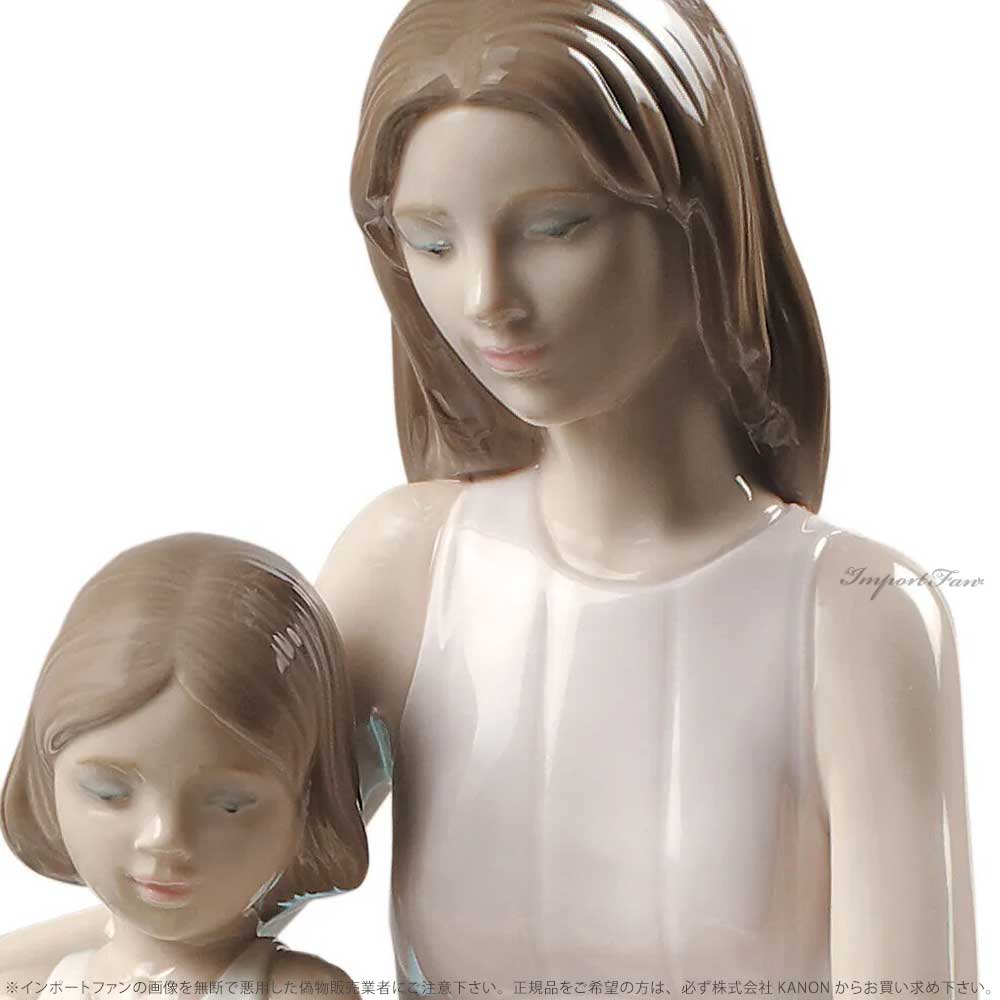 リヤドロ 読書の時間 母と娘 親子 置物 01009225 LLADRO ギフト プレゼント□