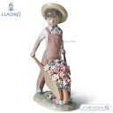 リヤドロ 花車 お花屋さん 少年 置物 01001283 LLADRO ギフト プレゼント 【ポイント最大47倍！お買い物マラソン セール】