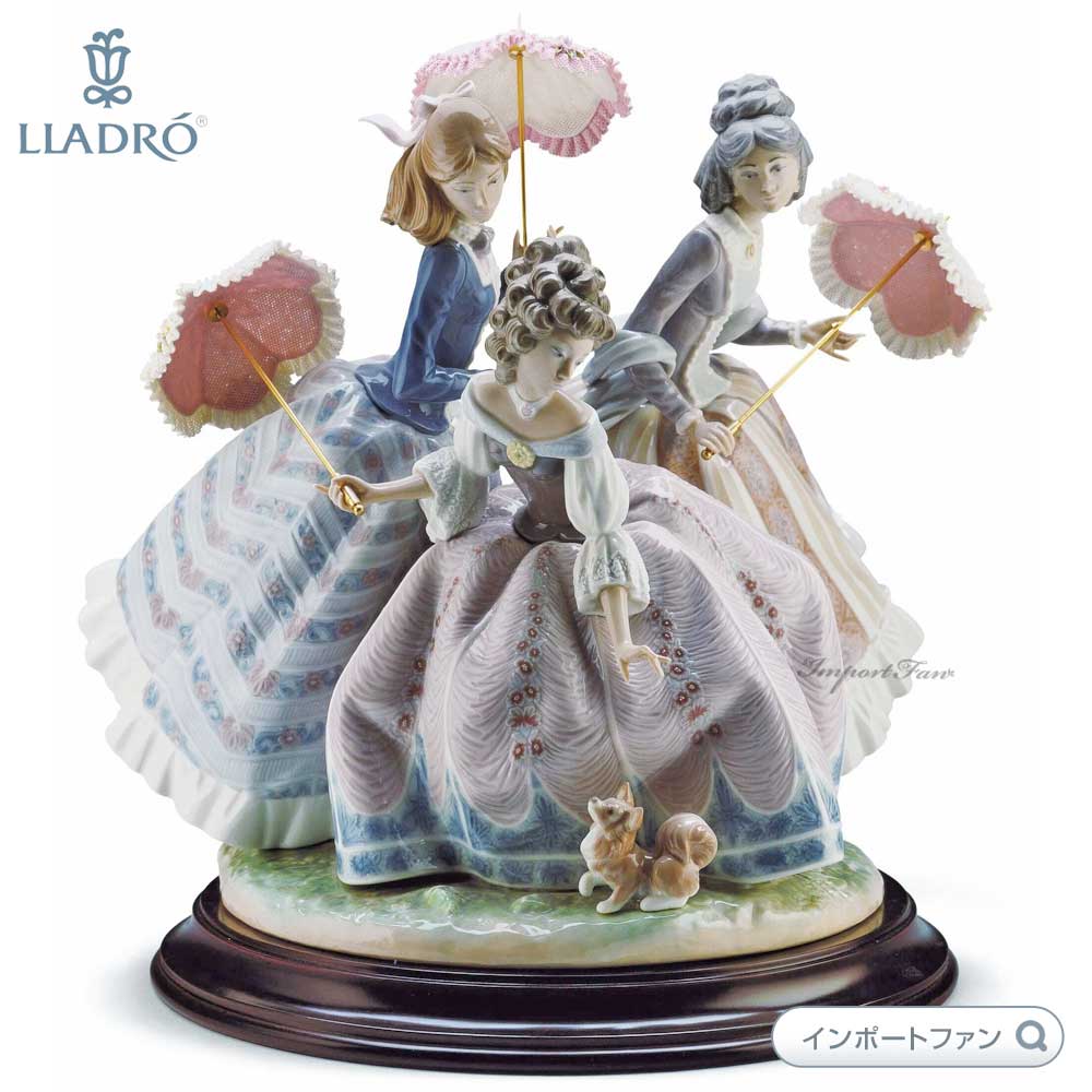 リヤドロ 三姉妹 ロココ様式 世界限定制作数3000体 置物 01001492 LLADRO ギフト プレゼント □