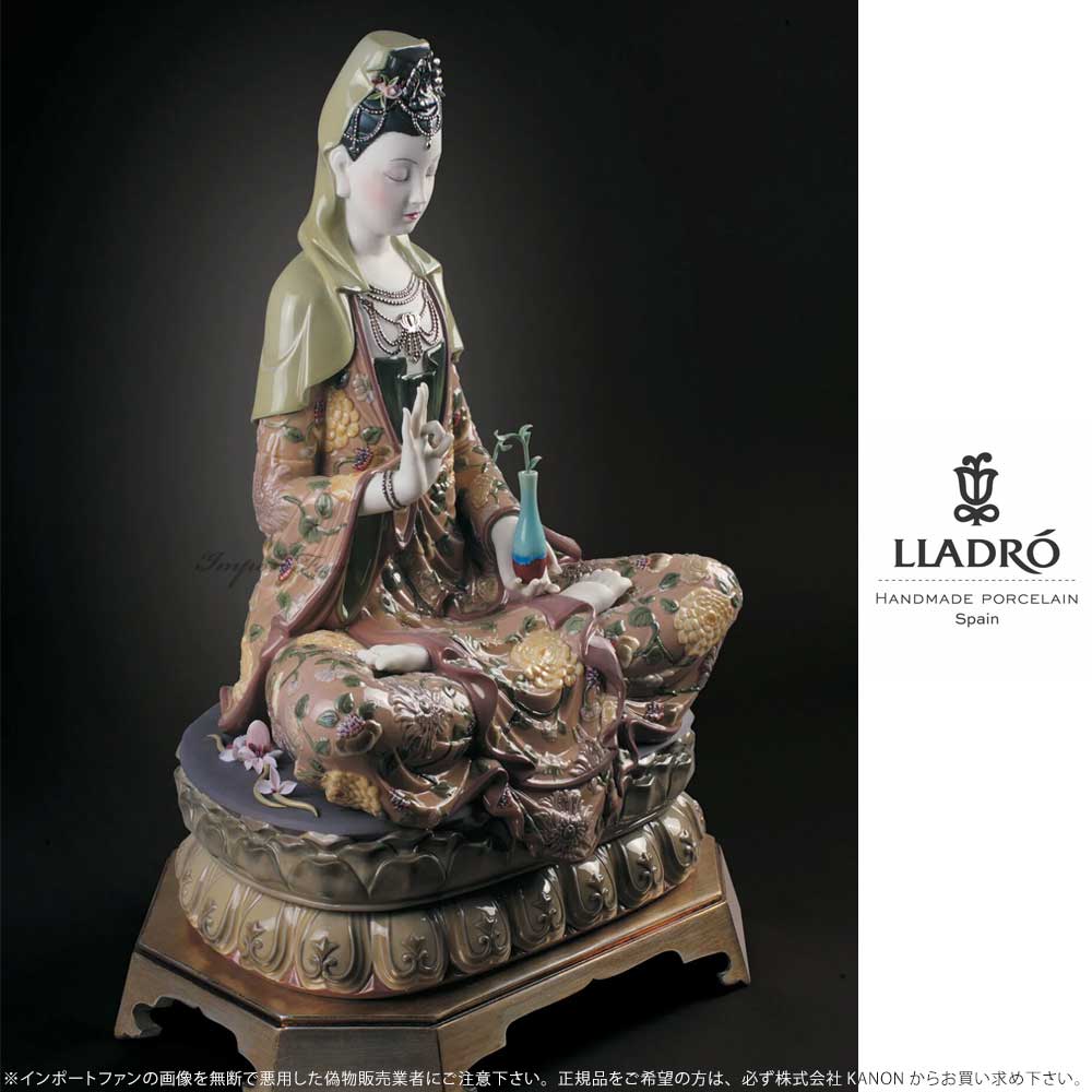 ���ɥ� Kwan Yin �Ѳ��� �Ѳ�� �������������888�� ����� ��ʪ 01001977 LLADRO Kwan Yin ���ե� �ץ쥼��� ��