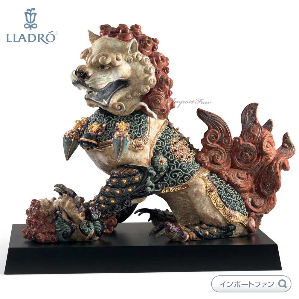 リヤドロ 聖なる獅子 雌 レッド 世界限定制作数188点 ハイポーセリン 狛犬 置物 01001992 LLADRO ギフト プレゼント 【ポイント最大47倍!...