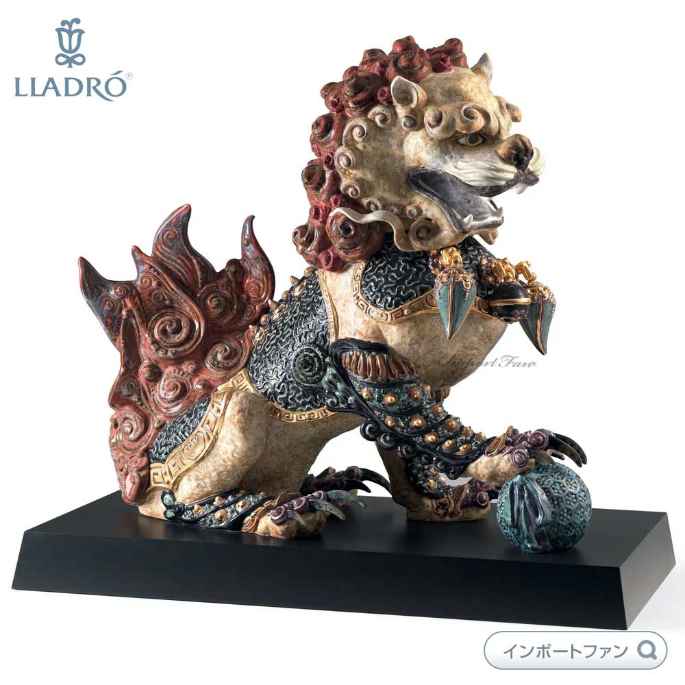 リヤドロ 聖なる獅子 雄 レッド 世界限定制作数188点 ハイポーセリン 狛犬 置物 01001993 LLADRO ギフト プレゼント 【ポイント最大47倍!...