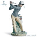 リヤドロ ナイスショット ゴルフ 男性 置物 01004824 LLADRO ギフト プレゼント □