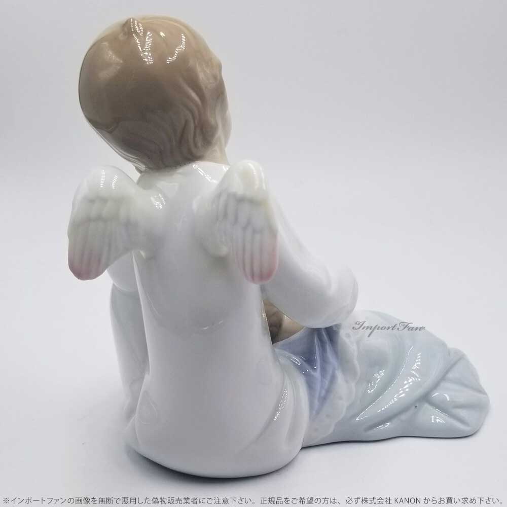 リヤドロ 守ってあげるよ 男の子 天使 赤ちゃん ブルー 青 置物 01006961 LLADRO ギフト プレゼント【ポイント最大47倍!お買い物マラソン セール】 [2]