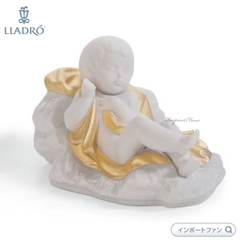 樂天商城 - リヤドロ 幼子 イエス ジーザス リデコ ゴールド キリスト降誕 01007087 LLADRO クリスマス ギフト プレゼント □