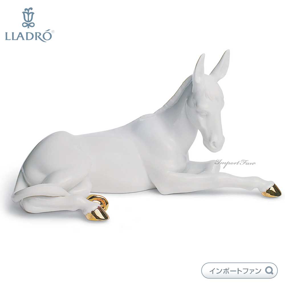 乐天商城 - リヤドロ ロバ リデコ ゴールド キリスト降誕 01007147 LLADRO ギフト プレゼント 【ポイント最大47倍！お買い物マラソン セール】