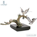 リヤドロ 憩 ズアオアトリ 鳥 花 置物 01008315 LLADRO ギフト プレゼント 【ポイント最大47倍！お買い物マラソン セール】