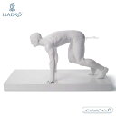 リヤドロ スプリンター マットホワイト 陸上選手 男性 置物 01008366 LLADRO ギフト プレゼント□