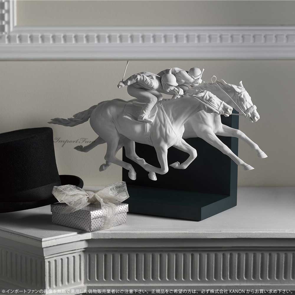 リヤドロ ダービーの華 マットホワイト サラブレッド 競馬 置物 01008515 LLADRO ギフト プレゼント□ [2]