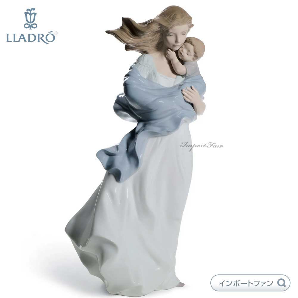 リヤドロ 愛のぬくもり 母 赤ちゃん 親子 置物 01008519 LLADRO ギフト プレゼント □