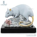 リヤドロ 子 繁栄 ネズミ 世界限定制作数1888点 置物 01009122 LLADRO ギフト プレゼント□