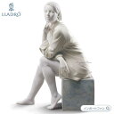 リヤドロ もの思い 女性 マットホワイト 置物 01009243 LLADRO ギフト プレゼント□
