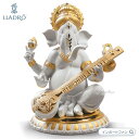 リヤドロ ヴィーナ ガネーシャ リデコ ゴールド ヒンドゥー教 ギター 置物 01009276 LLADRO ギフト プレゼント【ポイント最大47倍!お買い物マ...