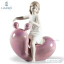 リヤドロ シーソーバルーン ピンク 少女 バルーンアート 置物 01009367 LLADRO ギフト プレゼント □(3)