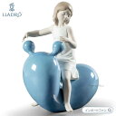 リヤドロ シーソーバルーン ブルー 少女 バルーンアート 置物 01009368 LLADRO ギフト プレゼント □