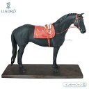 リヤドロ イングリッシュサラブレッド 馬 ブラック 競走馬 置物 01009448 LLADRO □