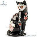 リヤドロ シュガースカルキャット ネコ 猫 カトリーナ 置物 01009481 LLADRO ギフト プレゼント □