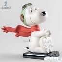 リヤドロ スヌーピー フライング・エース ピーナッツ 01009529 LLADRO Snoopy Flying Ace □