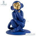 リヤドロ リトルモンキー ボールドブルー 世界限定制作数500点 猿 サル 置物 01009548 LLADRO ギフト プレゼント【ポイント最大47倍!お買い...