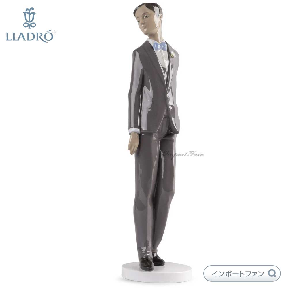 乐天商城 - リヤドロ 新郎2 ウェディング 結婚式 置物 01009572 LLADRO ギフト プレゼント □